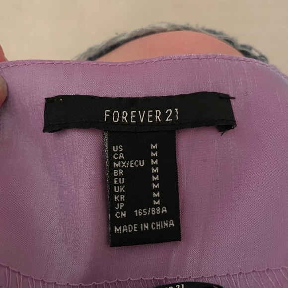 Iridescent Purple Slip Dress - Picture 3 of 3